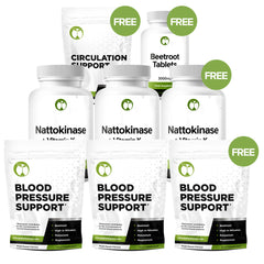 Blood Pressure Support & Nattokinase - Buy 2 Get 1 (Plus Free Gifts)