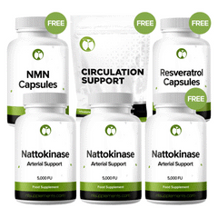 Nattokinase Capsules - Buy 2 Get 1 Free (Plus Free Gifts)