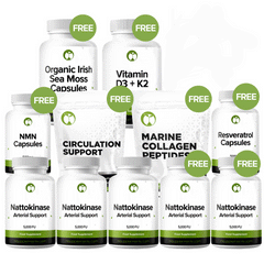 Nattokinase Capsules - Buy 3 Get 2 Free (Bonus Gifts)