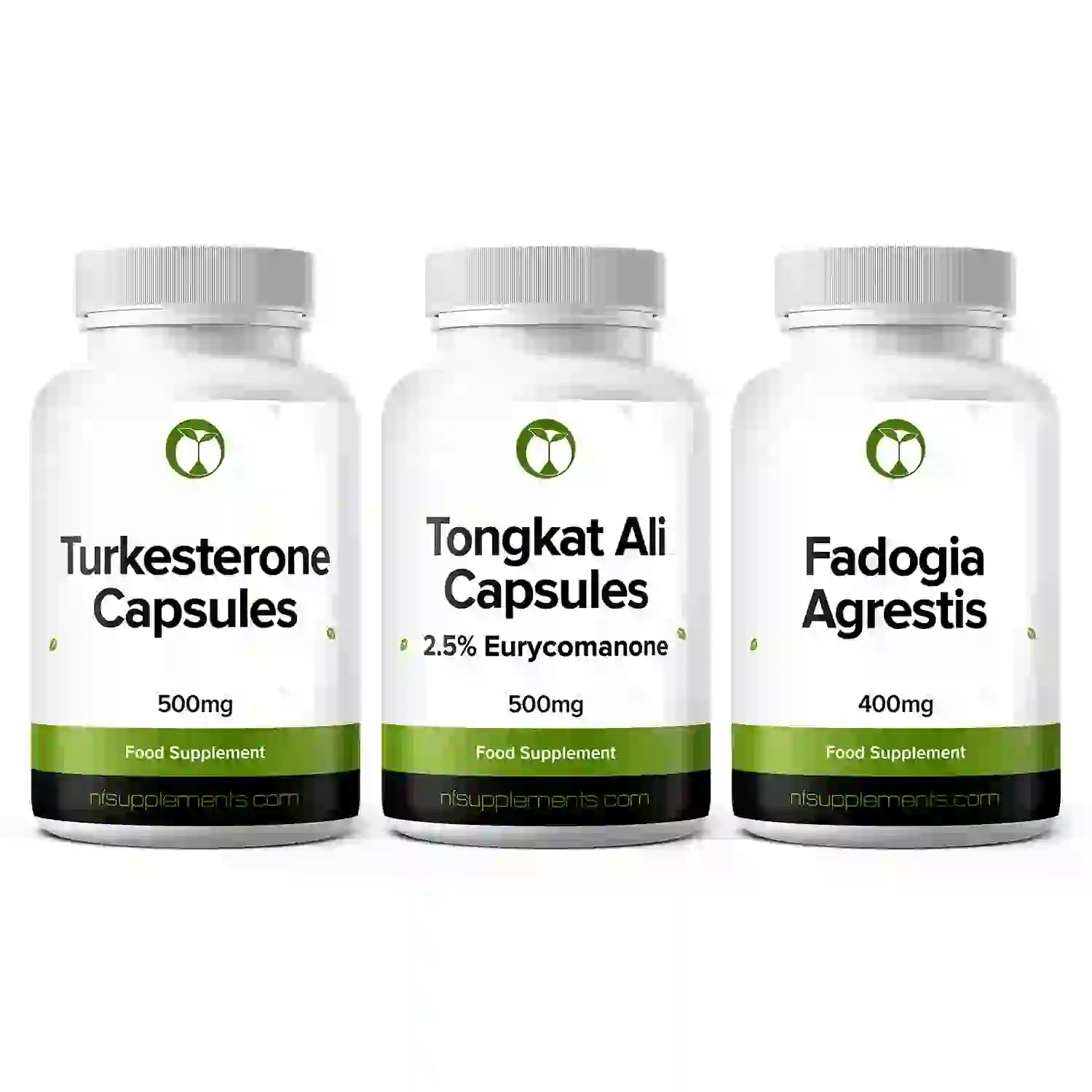 Natural Muscle Builder Bundle - Tongkat Ali, Fadogia & Turkesterone